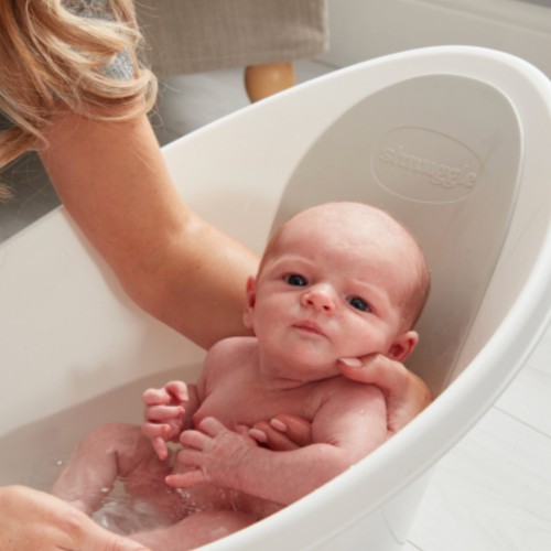 Bath with Plug - Grey